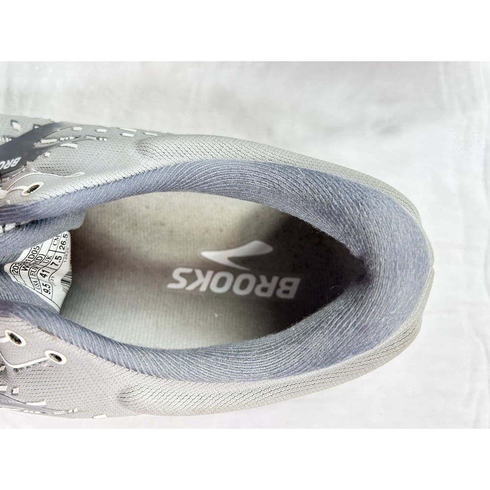 Brooks Gray Ghost 13 Running Athletic Shoes Sneakers Women's Size 9.5 Gray - Picture 14 of 16